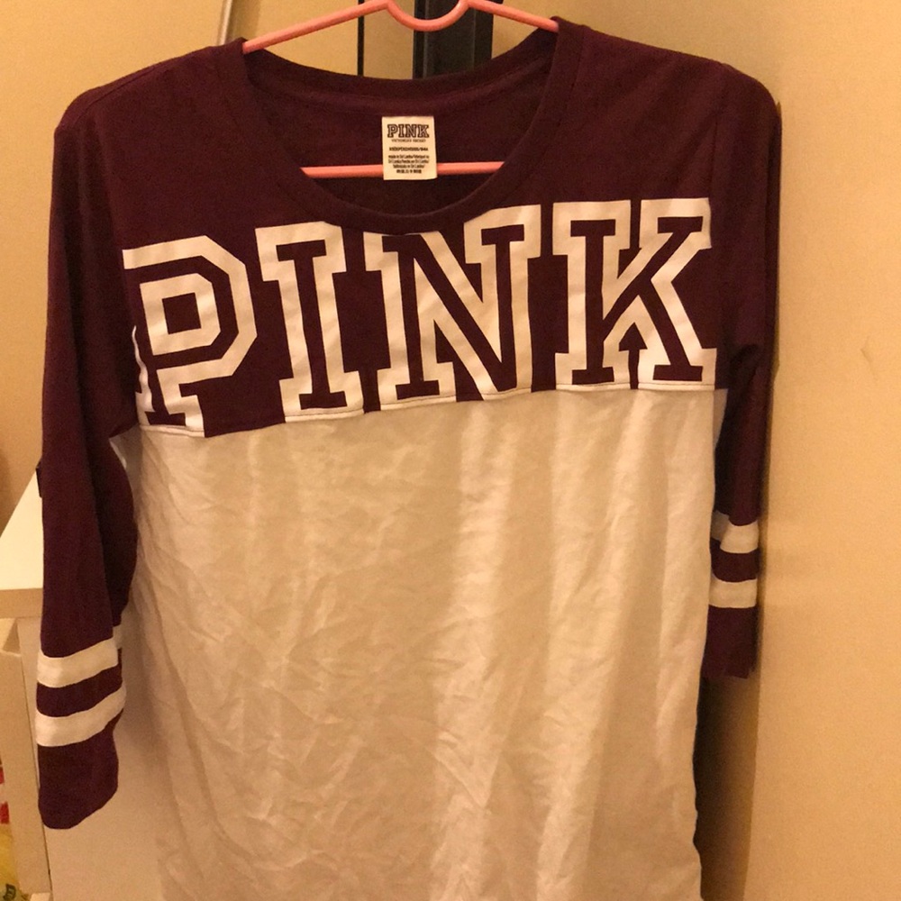VS PINK Maroon Shirt